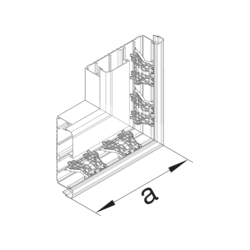 Zeichnung BRN70170A (assymetrisch) Flachwinkel große Kammer innen PVC