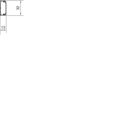 Querschnitt ATA12300 Unter- und Oberteil PVC