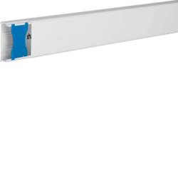 ATA205009010 Leitungsführungskanal mit Klammern PVC LFW 20x50mm Länge 2m reinweiß