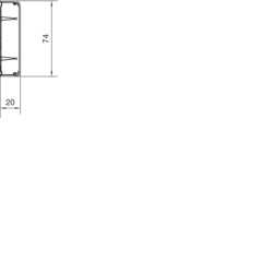 Querschnitt ATA20752 Unter- und Oberteil PVC