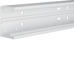 BR6510019010 Brüstungskanal-Unterteil PVC frontrastend BR 68x100mm Oberteil 80mm in reinweiß