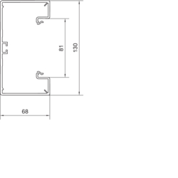 Querschnitt BR65130 Unterteil PVC