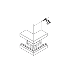 Zeichnung BR65100 Außeneck PVC