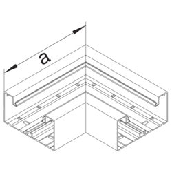 Zeichnung BRA65170B Flachwinkel Aluminium