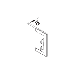 Zeichnung BRA85170 Wandanschlussblende Stahlblech