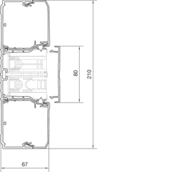 Querschnitt BRN70210 Unterteil PVC