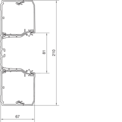 Querschnitt BRN70210 Unterteil PVC