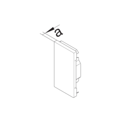 Zeichnung BRS65210 Endstück Stahlblech