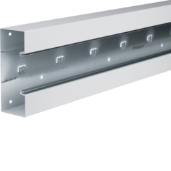 BRS6517019010 Brüstungskanal-Unterteil frontrastend Stahl BRS 70x170mm Oberteil 80mm reinweiß