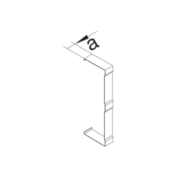 Zeichnung BRS100210D Schnittkaschierung Stahlblech