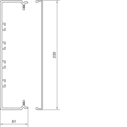 Querschnitt FB60230 Unter- und Oberteil PVC