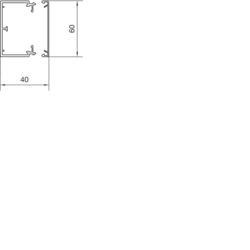 Querschnitt LFE40060 Unter- und Oberteil PVC