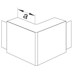 Zeichnung FB60230 Außeneck PVC