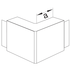 Zeichnung LF40040 Außeneck PVC