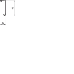 Querschnitt SL200551 und SL2005521 Oberteil PVC