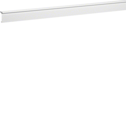 SL20055229010 Sockelleistenkanal-Oberteil mit Teppichleiste PVC zu SL 20x55mm reinweiß