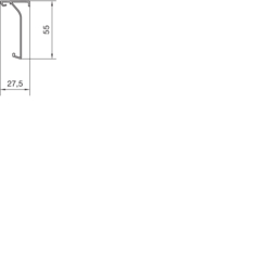 Querschnitt SL200551 und SL2005522 Oberteil PVC