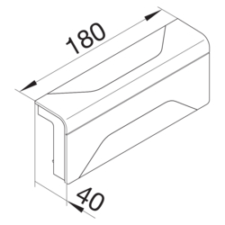 Zeichnung SL200551 und SL200552 3D-Abzweiger ABS