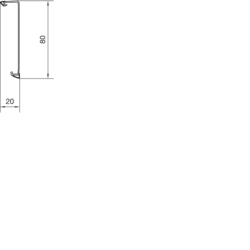 Querschnitt SL200801 und SL2008021 Oberteil PVC