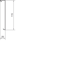 Querschnitt SL2001151 und SL201152 Oberteil PVC