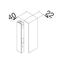 Zeichnung SL2001151 und SL201152 Endstück PC - ABS