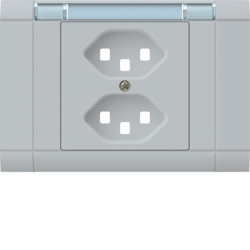 WH22625403G EB Frontset 2x T23 Ecoline mit Beschr. Hellgrau