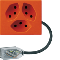 WH37732106D FLF Steckdose 3xT13 Technofil L1 Orange