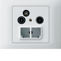 WH52547700T ka EB HMS Antennendose R/TV/Daten 1GHz 10.5dB G3 Ultraweiss
