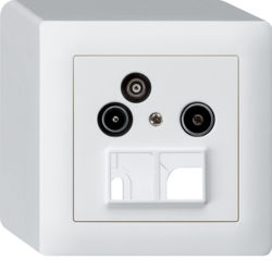 WH53547700Q ka AP HMS Antennendose R/TV/Daten 1GHz 10.5dB Ultraweiss