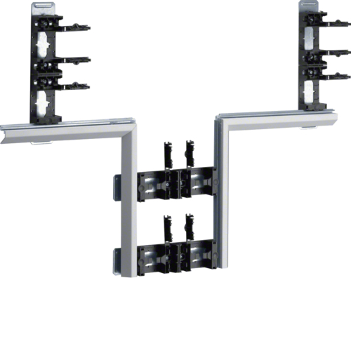 BKIS121308D9010 T-Stück aus Stahlblech zu BKIS 12,5x230mm Oberteil 2x80mm reinweiß