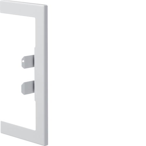 BRA85170W9010 Wandanschlussblende zu BRA 85x170mm Oberteil 80mm aus Stahlblech in reinweiß