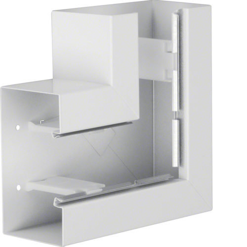 BRS10017059010 Flachwinkel aus Grundprofil zu BRS 100x170mm OT 80mm aus Stahblech reinweiß