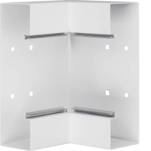 BRS652104B9010 Inneneck aus Grundprofil zu BRS 68x210mm Oberteil 120mm aus Stahlblech reinweiß