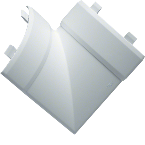 L27719010 Flachwinkel schnittkaschierend aus PVC zu Eckkanal EK 40x40mm reinweiß