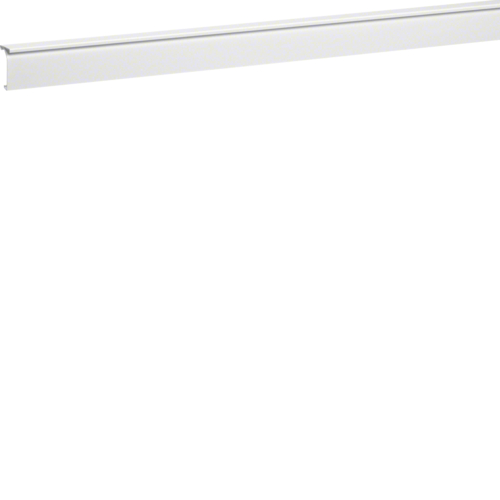 SL20055229010 Sockelleistenkanal-Oberteil mit Teppichleiste PVC zu SL 20x55mm reinweiß