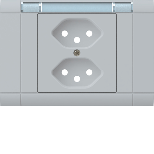 WH22620403G EB Frontset 2x T13 Ecoline mit Beschr. Hellgrau