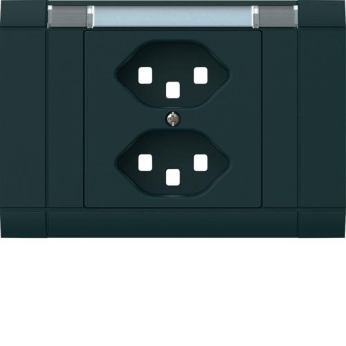 WH22625405G EB Frontset 2x T23 Ecoline mit Beschr. Schwarz