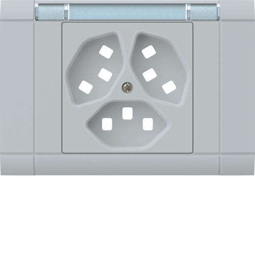 WH22645403G EB Frontset 3x T23 Ecoline mit Beschr. Hellgrau