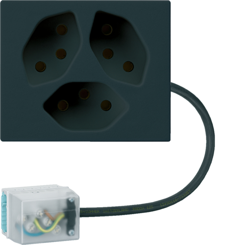 WH37733205D FLF prise 3xT13 Power L2 noir