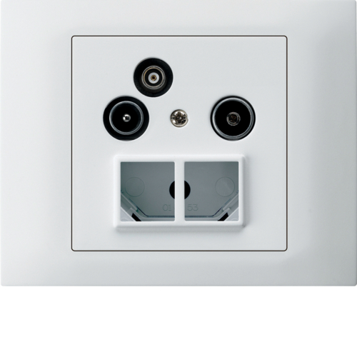 WH52547700T ka EB HMS Antennendose R/TV/Daten 1GHz 10.5dB G3 Ultraweiss