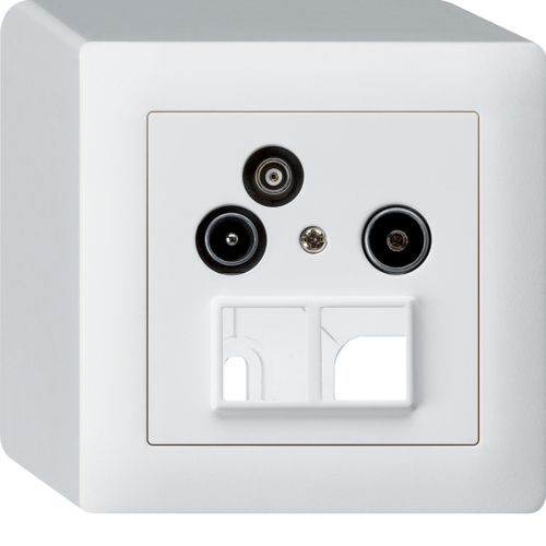 WH53547700Q ka AP HMS Antennendose R/TV/Daten 1GHz 10.5dB Ultraweiss