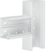 BR6510089010 T-Stück aus Grundprofil zu BR 68x100mm Oberteil 80mm in reinweiß