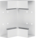 BRS652104B9010 Inneneck aus Grundprofil zu BRS 68x210mm Oberteil 120mm aus Stahlblech reinweiß