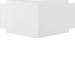 M54629010 Außeneck schnittkaschierend PVC zu Leitungsführungskanal LF 60x90mm reinweiß
