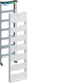 UW61V Einbausatz,  univ., m. Hutschienen,  f. Feldverteiler AP 6-reihig,  900x250mm,  QC
