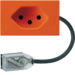 WH37682206D FLF prise 1xT13 Technofil L2 orange