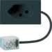 WH37682405D FLF prise 1xT13 Power L1 noir