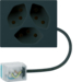 WH37733205D FLF prise 3xT13 Power L2 noir