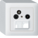 WH53547700Q ka AP HMS Antennendose R/TV/Daten 1GHz 10.5dB Ultraweiss